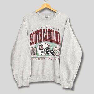 Vintage University of South Carolina Gamecocks Football Sweatshirt, NCAA Shirt